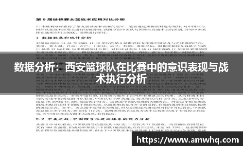 数据分析：西安篮球队在比赛中的意识表现与战术执行分析